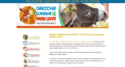 Desktop Screenshot of orecchielunghe.it